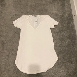 Fashion nova white T-shirt dress size small